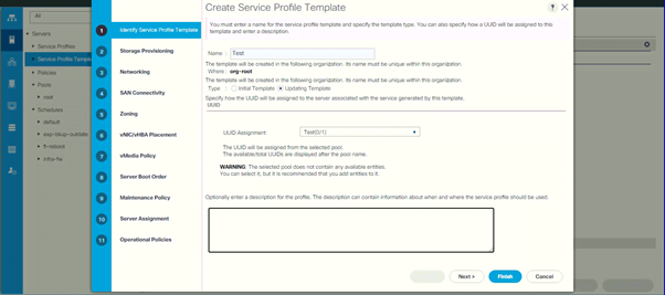 Create Service Profile