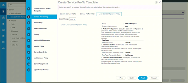 Create Service Profile