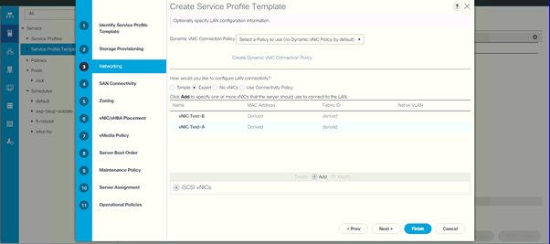 Create Service Profile