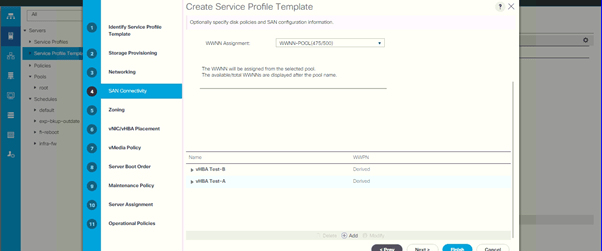 Create Service Profile