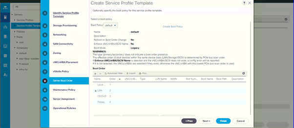 Create Service Profile