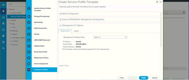 Create Service Profile