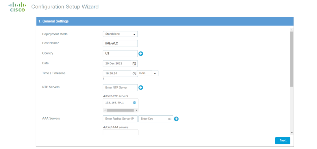 GUI Configuration