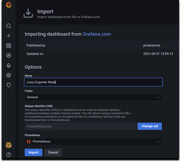 Prometheus and Grafana