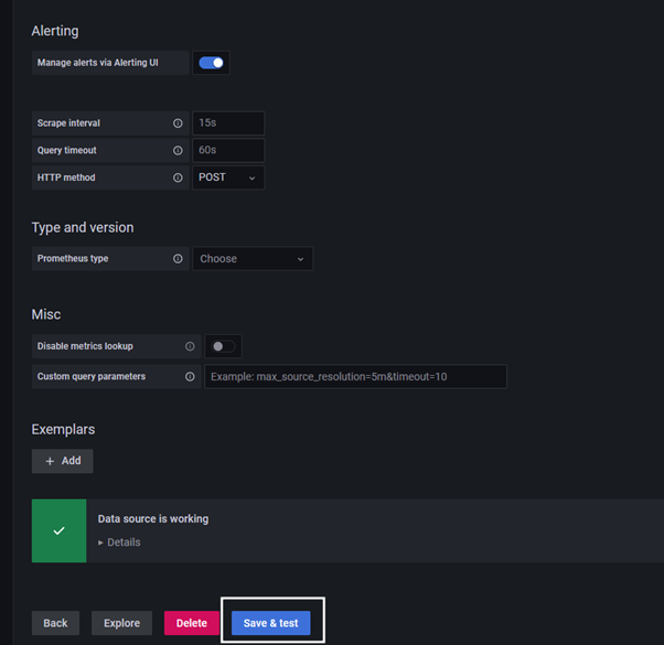 Prometheus and Grafana